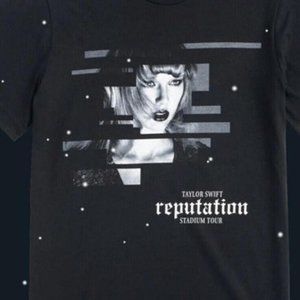 Taylor Swift Reputation Black Tour Block Shirt